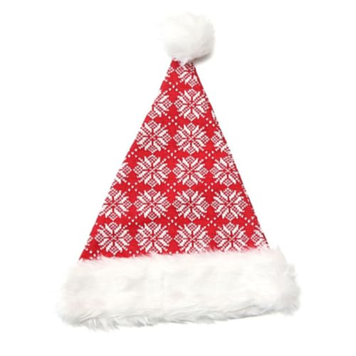 Rxuaw Nikolausmütze Weihnachtsmütze Warme Wintermützen Verkleidung Zubehör Weihnachtsdekorationen für Zuhause von Rxuaw