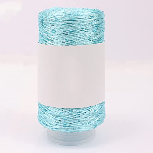 Garn, Garn zum Häkeln, 700 m, 100 g/Spule, Sommer-Eis-Seide, merzerisiertes Garn, spezielles Paillettengarn, DIY, handgewebte Stoffpuppe, Strickwolle, Decke(20) von RybdaFDc