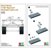 M1A1/ M1A2 T-158 Big Foot - Workable Track Link von Rye Field Model