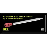 M4 Sherman 76 mm M1A2 Metal Barrel w/3D Printed Muzzle Brake M4 Sherman 76 mm M1A2 Metal Barrel w/3D Printed Muzzle Brake von Rye Field Model