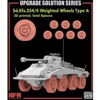 Sd.Kfz.234/4 3D Printed Wheels Type A (8 pcs) von Rye Field Model