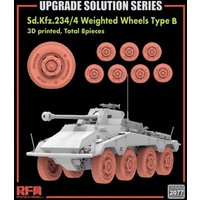 Sd.Kfz.234/4 - 3D Printed Wheels Type B (8 pcs) von Rye Field Model