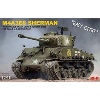 Sherman M4A3E8 W/Workable Track links von Rye Field Model