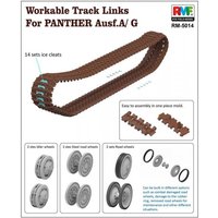 Workable Track Links - Panther A/G von Rye Field Model