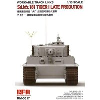 Workable Track Links - Tiger I Late von Rye Field Model