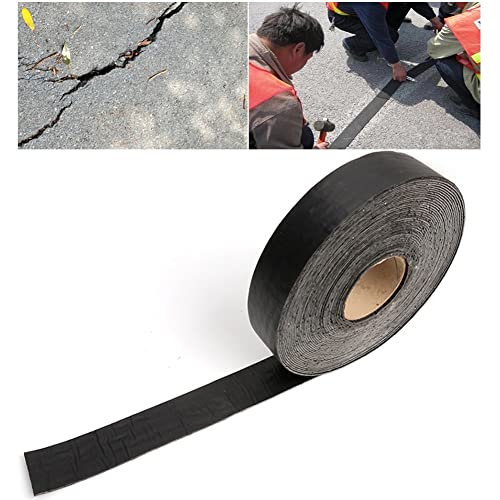 Rygcrud 2,5mm Dick Asphalt-Rissreparatur-Band, Selbstklebend Bitumen Rissfüller Patch Für Die Instandhaltung Von Asphaltparkplätzen Und Auffahrten(Größe:5cm*10m) von Rygcrud