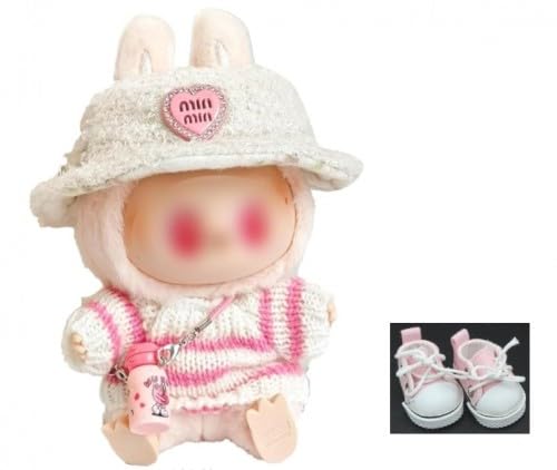 Puppenkleidungsset, 4-Teilige Plüschpuppenkleidung Inklusive Hut Pullover Tasche Schuh , Puppen-Outfit-Zubehör für 17cm Große Puppen (Nur Kleidung Enthalten Puppenkleidungsset, 4-Teilige Plüschpuppenkleidung Inklusive Hut Pullover Tasche Schuh , Puppen-Outfit-Zubehör für 17cm Große Puppen (Nur Kleidung Enthalten von Rylae