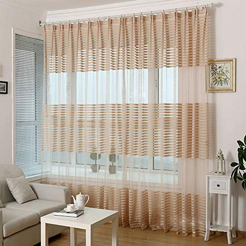Rysmliuhan Shop gardinen kräuselband vorhänge grau Net vorhänge Moderne Voile Panels Vorhänge für Wohnzimmer Vorhänge für Windows für Wohnzimmer 100X270,Khaki Rysmliuhan Shop gardinen kräuselband vorhänge grau Net vorhänge Moderne Voile Panels Vorhänge für Wohnzimmer Vorhänge für Windows für Wohnzimmer 100X270,Khaki von Rysmliuhan Shop