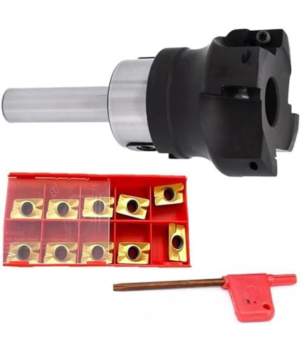 Schaftfräserhalter Halter Verlängerungsstange bap400R APMT1604 Hartmetalleinsätze Frässcheibe und Hartmetall-Einsätze, CNC-Drehmeißel-Verlängerungsstangen-Kit für halbfertige Stahlteile (1 Set) von Rysydant