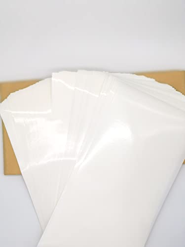 Rzam Kolophonium Pergamentpapier | Super dick und glatt | 15,2 x 30,5 cm | 100 Blatt | Pergamentpapier für Heißpresse von Rzam