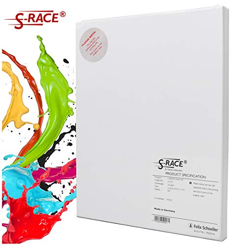 S-RACE Sublimationspapier DIN A4 100 Blatt 120g/m² - geeignet für Inkjet Drucker mit Sublimationstinte - schnell trocknend, wischfest von S-RACE