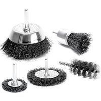 S&R Drahtbürsten für Bohrmaschine 5-teilig, 1 Set von S&R