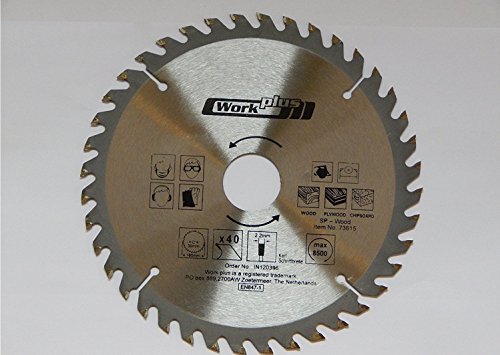 1 HM Kreissägeblatt für Holz und Kunststoff - 40 Zähne – Ø 180 mm x 30 mm/Sägeblatt/Kreissägeblätter 1 HM Kreissägeblatt für Holz und Kunststoff - 40 Zähne – Ø 180 mm x 30 mm/Sägeblatt/Kreissägeblätter von S&S-Shop
