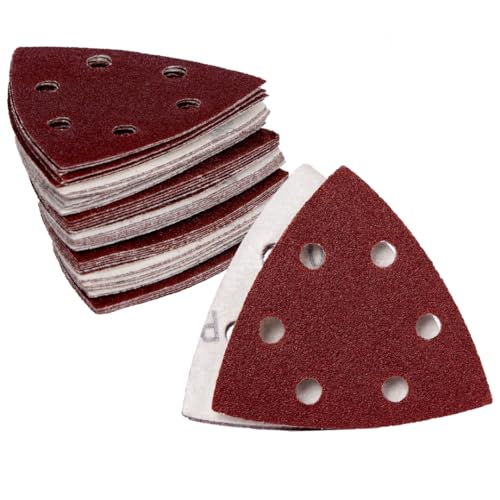 Delta-Schleifdreiecke mit Klett, 120 Blatt Mix Set, 93 x 93 x 93 mm, 6 Löcher, je 20 x Korn 40/60/80/120/180/240, für Deltaschleifer Schleifblätter Dreieckschleifer, Staubabsaugung Delta-Schleifdreiecke mit Klett, 120 Blatt Mix Set, 93 x 93 x 93 mm, 6 Löcher, je 20 x Korn 40/60/80/120/180/240, für Deltaschleifer Schleifblätter Dreieckschleifer, Staubabsaugung von S&S-Shop