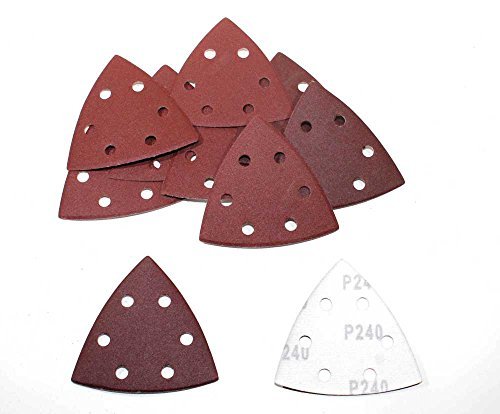 25 Blatt Klett Schleifdreiecke für Deltaschleifer – 93 x 93 x 93 mm, 6 Loch – Korn 80 / Deltaschleifer/Schleifdreiecke/Schleifpapier 25 Blatt Klett Schleifdreiecke für Deltaschleifer – 93 x 93 x 93 mm, 6 Loch – Korn 80 / Deltaschleifer/Schleifdreiecke/Schleifpapier von S&S-Shop