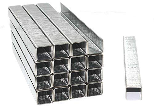 5000 Tackerklammern Typ 53, Länge 10 mm, Breite 11,4 mm, verzinkt, rostfreier Stahl, für Handtacker, Bürozubehör Handwerker Dachdecker von S&S-Shop