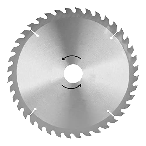 HM Kreissägeblatt 230 x 30 mm – 40 Zähne für Holz & Kunststoff, kompatibel mit allen gängigen Kreissägen wie Tischkreissäge, Handkreissäge & Holzsäge, inkl. Reduzierringe von S&S-Shop