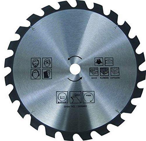 Kreissägeblatt für Holz – Ø 100 x 30 mm / 24 Zähne | Handkreissäge | HM – Hartmetall | zum sägen in Holz | für Handkreissägen Kreissägeblatt für Holz – Ø 100 x 30 mm / 24 Zähne | Handkreissäge | HM – Hartmetall | zum sägen in Holz | für Handkreissägen von S&S-Shop