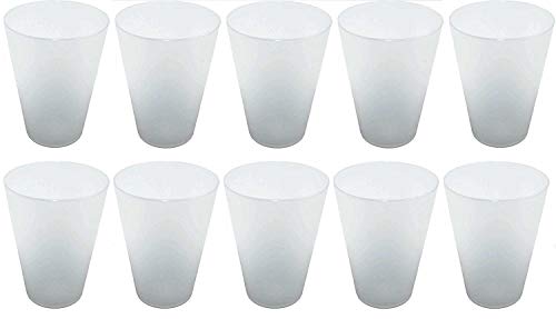 S&S-Shop 5 Trinkbecher 0,4 l Partybecher/Becher/Mehrwegtrinkbecher (transparent) von S&S-Shop