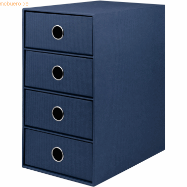 2 x S.O.H.O. Schubladenbox Navy 4 Schübe (BxHxT): 17,5x32x25cm von S.O.H.O.