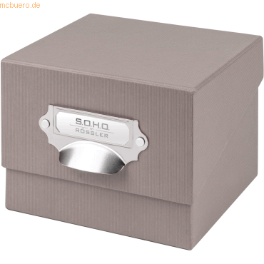 3 x S.O.H.O. Fotokiste auch für Karteikarten A6 Taupe 3 x S.O.H.O. Fotokiste auch für Karteikarten A6 Taupe von S.O.H.O.