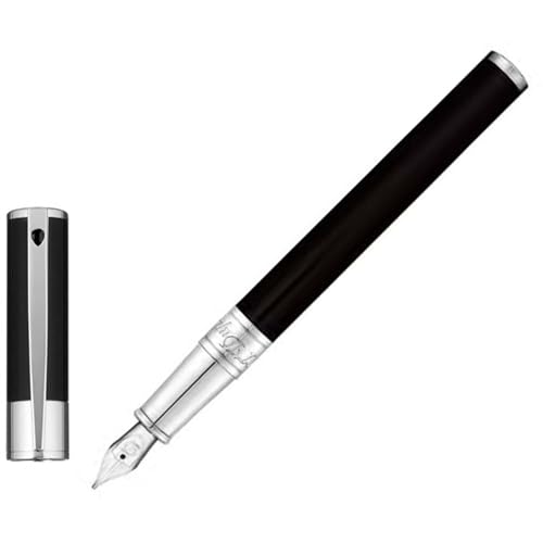 Stratton Essential Supply S.T. Dupont D-Initial D-260203 Füllfederhalter, Schwarz/Chrom von Stratton Essential Supply