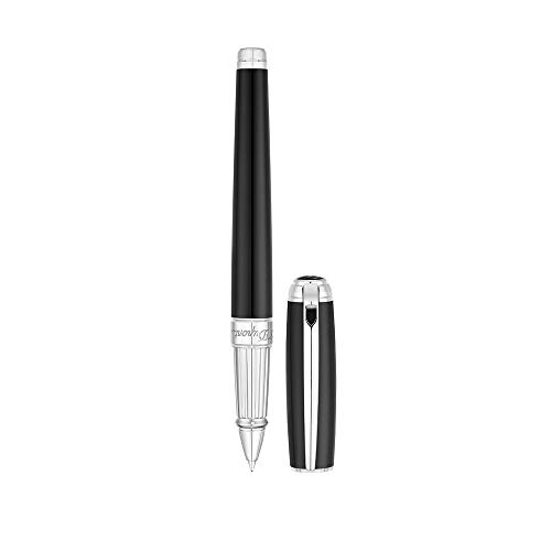 Tintenroller | Kugelschreiber | nachfüllbarer Stift | Filzstift | Tintenroller mit Kappe mit breiter Spitze | Kollektion Line D | Naturlack Schwarz und Palladium | ST Dupont Tintenroller | Kugelschreiber | nachfüllbarer Stift | Filzstift | Tintenroller mit Kappe mit breiter Spitze | Kollektion Line D | Naturlack Schwarz und Palladium | ST Dupont von S.T. Dupont