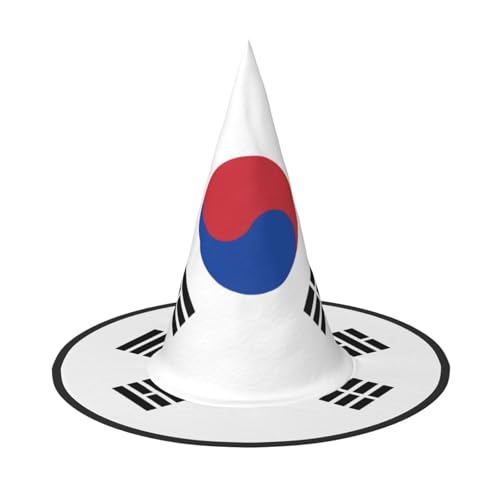 SAAKE Flagge der Republik Korea, Druck, Karneval, Halloween, Hexenhut, faltbar, Dekoration, Party-Zubehör, Mottopartys, Cosplay SAAKE Flagge der Republik Korea, Druck, Karneval, Halloween, Hexenhut, faltbar, Dekoration, Party-Zubehör, Mottopartys, Cosplay von SAAKE