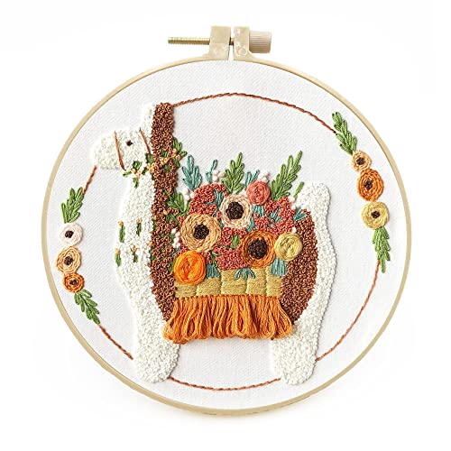 Stickerei Kreuzstich Set, Kreuzstich-Sets Für Erwachsene, Anfänger, Vorgedrucktes, Gestempeltes Kamel- Und Blumenmuster, Sticksets, Handarbeitsset, Diy-Kunstwerk Für Erwachsene, Kinder, Mädchen, Stickerei Kreuzstich Set, Kreuzstich-Sets Für Erwachsene, Anfänger, Vorgedrucktes, Gestempeltes Kamel- Und Blumenmuster, Sticksets, Handarbeitsset, Diy-Kunstwerk Für Erwachsene, Kinder, Mädchen, von SAAKO