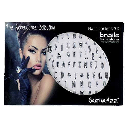 SABRINA AZZI Bnails Deco Sticker (Buchstaben) (104), Standard, einzigartig von SABRINA AZZI