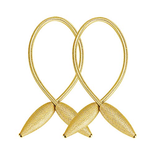 SACONELL 2 Stück Vorhang Raffhalter, Kreativ Haken Handstricken DIY Vorhang Halter, Zum Basteln, Zufällige Modellierung, Europäischer Stil, Vorhangclip für Zuhause und Büro (Gold) SACONELL 2 Stück Vorhang Raffhalter, Kreativ Haken Handstricken DIY Vorhang Halter, Zum Basteln, Zufällige Modellierung, Europäischer Stil, Vorhangclip für Zuhause und Büro (Gold) von SACONELL