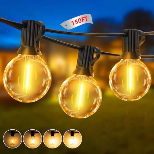 LED Lichterketten Außen G40 Glühbirnen 45m Outdoor Garten Beleuchtung Strom Party Glühbirnen Lights mit Dimmbaren LED Lichterketten Außen G40 Glühbirnen 45m Outdoor Garten Beleuchtung Strom Party Glühbirnen Lights mit Dimmbaren von SAEIHGAE