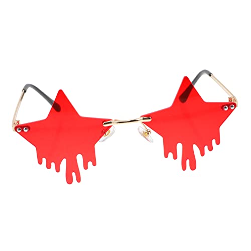 SAFIGLE 1 Paar Sonnenaugen Gothic-Brille einzigartige plastiktisch plastic schnapsgläser rahmenlose Brille randlose Brillen Spaß frauen Quaste Fräulein Stk rot SAFIGLE 1 Paar Sonnenaugen Gothic-Brille einzigartige plastiktisch plastic schnapsgläser rahmenlose Brille randlose Brillen Spaß frauen Quaste Fräulein Stk rot von SAFIGLE