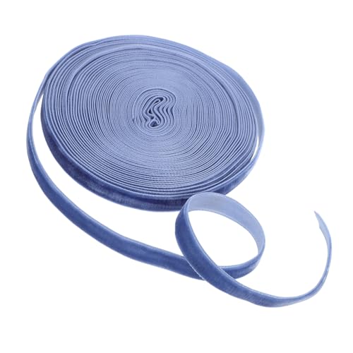 SAFIGLE 1 Rolle Geschenkband aus Flanell Bänder Bandriemen Band zum Basteln farbiges Band Partyband Polyester Navy von SAFIGLE