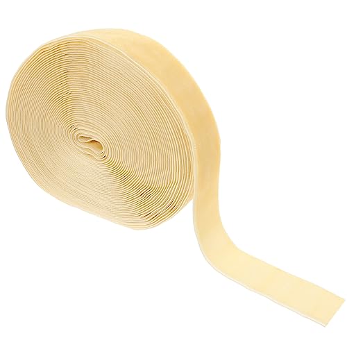SAFIGLE 1 Rolle Velvet -Gurtband weihnachtsdrahtband Stoff Seide Hochzeit wickeln zartes Band Schneidbares Geschenkband Band zum Nähen Bänder zum Basteln zartes Wickelband Polyester Beige SAFIGLE 1 Rolle Velvet -Gurtband weihnachtsdrahtband Stoff Seide Hochzeit wickeln zartes Band Schneidbares Geschenkband Band zum Nähen Bänder zum Basteln zartes Wickelband Polyester Beige von SAFIGLE