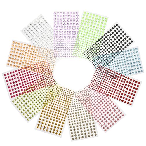 SAFIGLE 1 Satz 1 Set Edelstein Sticks Juwelen Aufkleber Strasssteine Basteln Gesicht Make Up Selbstklebend Festival Charms Rave Dekoration Augenjuwel Acryl 12 Blätter 12Blätter SAFIGLE 1 Satz 1 Set Edelstein Sticks Juwelen Aufkleber Strasssteine Basteln Gesicht Make Up Selbstklebend Festival Charms Rave Dekoration Augenjuwel Acryl 12 Blätter 12Blätter von SAFIGLE