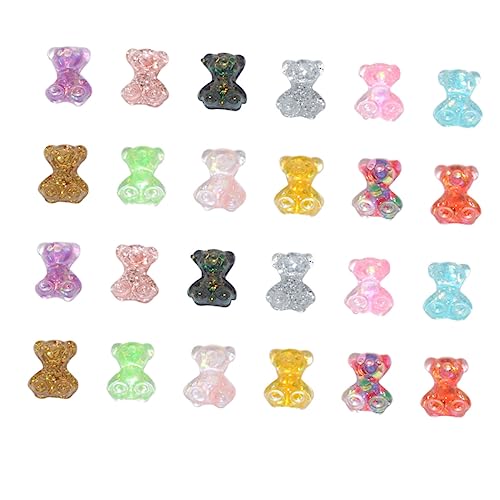 SAFIGLE 1 Satz Bären Nagelkunst Zubehör Harz Maniküre Charms Dekoration Kawaii Nail Art Für Diy Maniküre Und Kreative Designs 100 Stück SAFIGLE 1 Satz Bären Nagelkunst Zubehör Harz Maniküre Charms Dekoration Kawaii Nail Art Für Diy Maniküre Und Kreative Designs 100 Stück von SAFIGLE