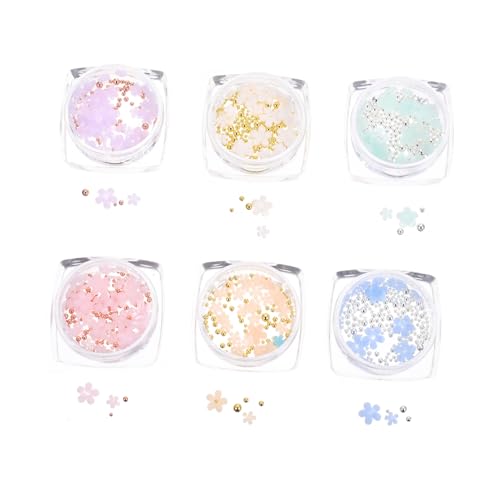 SAFIGLE 1 Satz Boxen Nail Art Charms Farbwechselnde Dekoration Für Maniküre Für Damen Für Diy Nageldesign Und Nail Art Gestaltung 6boxen SAFIGLE 1 Satz Boxen Nail Art Charms Farbwechselnde Dekoration Für Maniküre Für Damen Für Diy Nageldesign Und Nail Art Gestaltung 6boxen von SAFIGLE