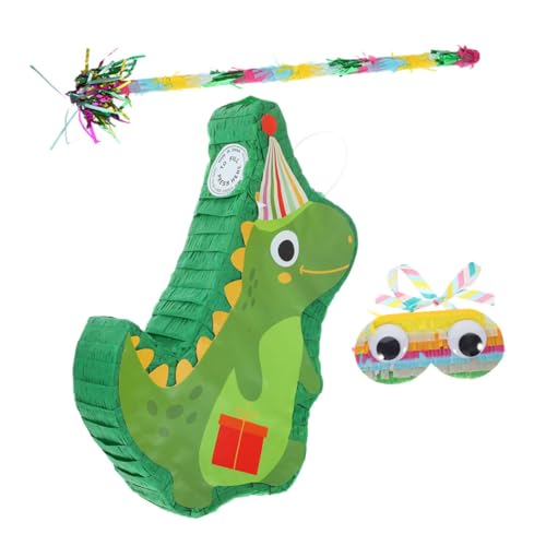 SAFIGLE 1 Satz Dinosaurier-Pinata Piñata mit verbundenen Augen Party-Pinata-Bundle-Set süßigkeiten Tier lustige Piñata lustiges Pinata-Dekor Karikatur schmücken Partybedarf einstellen Kind von SAFIGLE