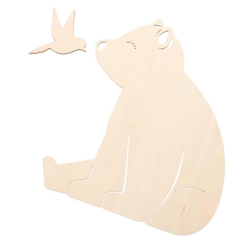SAFIGLE 1 Satz Foto Fotografie Requisiten Bär Holzschild Vintage-wanddekoration Rustikale Wandskulptur Wandtattoo Kinderzimmer Wandtattoos Für Spielzimmer Applikationen Tier Hölzern Baby SAFIGLE 1 Satz Foto Fotografie Requisiten Bär Holzschild Vintage-wanddekoration Rustikale Wandskulptur Wandtattoo Kinderzimmer Wandtattoos Für Spielzimmer Applikationen Tier Hölzern Baby von SAFIGLE