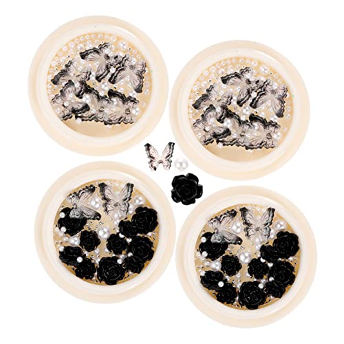 SAFIGLE 1 Satz Schwarze Kamelien -strasssteine Nail Strass-kit Reiz Kristalle Nagel Nägel Charme Strass-anhänger Blumenstrassnägel Anhänger Für Nägel Harz 4boxen SAFIGLE 1 Satz Schwarze Kamelien -strasssteine Nail Strass-kit Reiz Kristalle Nagel Nägel Charme Strass-anhänger Blumenstrassnägel Anhänger Für Nägel Harz 4boxen von SAFIGLE