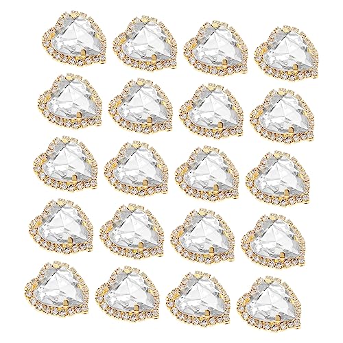 SAFIGLE 1 Satz Teiliges Klauen Strasssteine Für Diy Schmuckdekoration Glänzende Kristalldiamanten Für Hochzeitskleider Taschen Kleidung Und Mehr 20 Stück SAFIGLE 1 Satz Teiliges Klauen Strasssteine Für Diy Schmuckdekoration Glänzende Kristalldiamanten Für Hochzeitskleider Taschen Kleidung Und Mehr 20 Stück von SAFIGLE