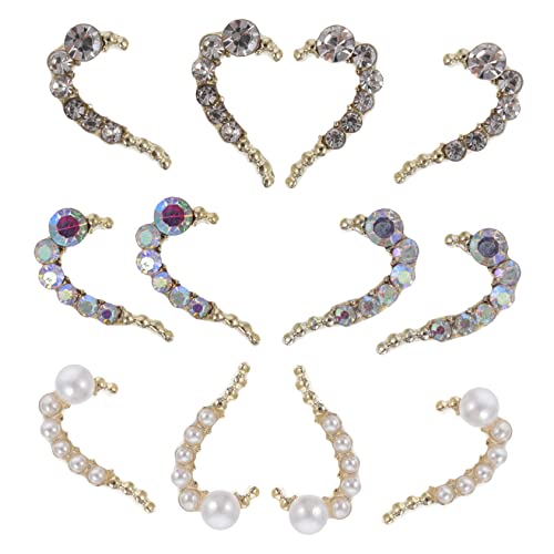 SAFIGLE 1 Satz Teiliges Nagel Rhinestone Herzförmige Nagelkunst Dekorationen Für Diy Maniküre Für Besondere Anlässe Und Kreative Designs 12 Stück SAFIGLE 1 Satz Teiliges Nagel Rhinestone Herzförmige Nagelkunst Dekorationen Für Diy Maniküre Für Besondere Anlässe Und Kreative Designs 12 Stück von SAFIGLE