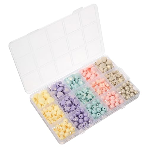 SAFIGLE 1 Schachtel Bunte Acrylperlen für Schmuckherstellung Langlebige DIY Spacer Perlen mit Glatter Oberfläche für Armbänder Halsketten Schmuckzubehör Vielseitig Einsetzbar für SAFIGLE 1 Schachtel Bunte Acrylperlen für Schmuckherstellung Langlebige DIY Spacer Perlen mit Glatter Oberfläche für Armbänder Halsketten Schmuckzubehör Vielseitig Einsetzbar für von SAFIGLE