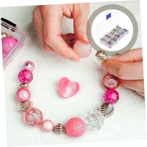 SAFIGLE 1 Schachtel Bunte Spacer Beads aus Eisen für DIY Schmuckherstellung Leichte Perlen für Armbänder Halsketten zum Auffädeln und Trennen von Schmuckperlen Vielseitiges Zubehör für SAFIGLE 1 Schachtel Bunte Spacer Beads aus Eisen für DIY Schmuckherstellung Leichte Perlen für Armbänder Halsketten zum Auffädeln und Trennen von Schmuckperlen Vielseitiges Zubehör für von SAFIGLE