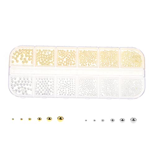SAFIGLE 1 Schachtel Dekorative Nagelstuds Farben Metallperlen für Diy Nagelkunst Einzigartige Nail Art Dekorationen für Professionelle und Private Anwendungen SAFIGLE 1 Schachtel Dekorative Nagelstuds Farben Metallperlen für Diy Nagelkunst Einzigartige Nail Art Dekorationen für Professionelle und Private Anwendungen von SAFIGLE