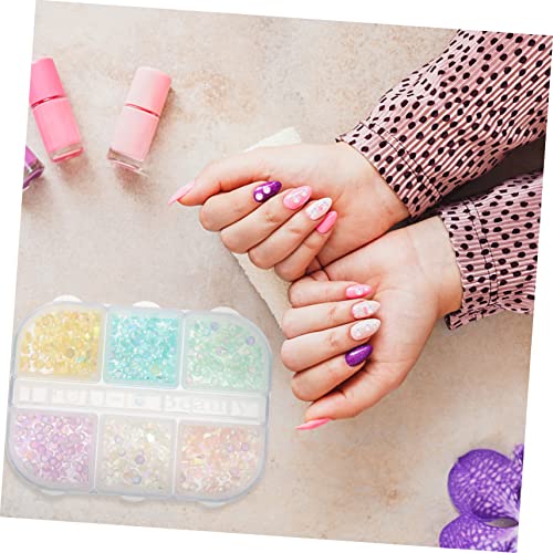 SAFIGLE 1 Schachtel Fingernagel Diy Dekorationsset Farben Meerjungfrauenperlen aus Hochwertigem Resin für Kreative Nagelkunst Einfach zu Verwenden für Maniküre und Besondere Anlässe SAFIGLE 1 Schachtel Fingernagel Diy Dekorationsset Farben Meerjungfrauenperlen aus Hochwertigem Resin für Kreative Nagelkunst Einfach zu Verwenden für Maniküre und Besondere Anlässe von SAFIGLE