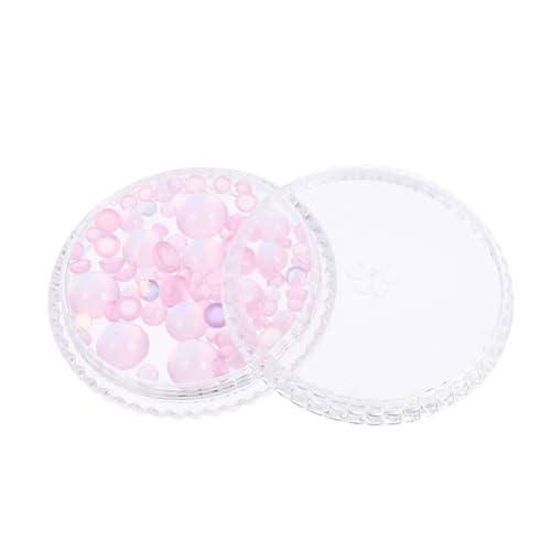 SAFIGLE 1 Schachtel Jelly Diamond Manicure Diamond Perlen Edelsteine Nagelschmuck für Nagelkunst Nageldiamanten Strasssteine Maniküre Nageldekor Nagel-Aufkleber ABS-Verpackung Violett von SAFIGLE