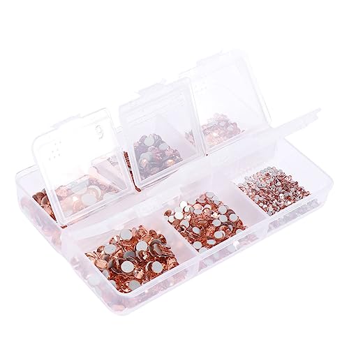 SAFIGLE 1 Schachtel Nail Paillette Teiliges aus Strasssteinen für Nail Art Champagnerfarben Vielseitig Einsetzbar für Nägel und Deko SAFIGLE 1 Schachtel Nail Paillette Teiliges aus Strasssteinen für Nail Art Champagnerfarben Vielseitig Einsetzbar für Nägel und Deko von SAFIGLE