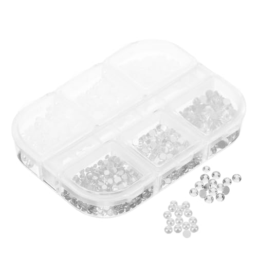 SAFIGLE 1 Schachtel Perlenflat -Diamantschmuck Reiz funkeln dekoration gelnägel zubehör Weihnachtsnagelanhänger Nagelkunst-Anhänger Nagelanhänger in großen Mengen Nagelperlen-Set Plastik SAFIGLE 1 Schachtel Perlenflat -Diamantschmuck Reiz funkeln dekoration gelnägel zubehör Weihnachtsnagelanhänger Nagelkunst-Anhänger Nagelanhänger in großen Mengen Nagelperlen-Set Plastik von SAFIGLE